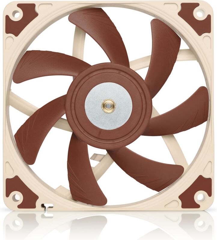 Noctua nf a12x15 pwm case fan 3 orig - Noctua NF-A12x15 PWM Premium Quiet Slim Fan - 120mm Case Fan
