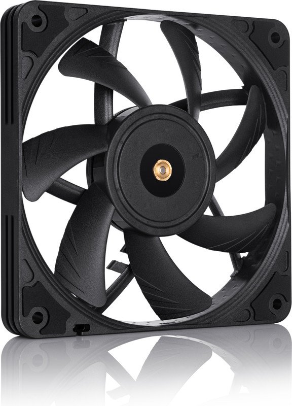 Noctua nf a12x15 pwm chromax black sw - Noctua NF-A12x15 PWM chromax.black.swap Premium 120mm Case Fan (Black)