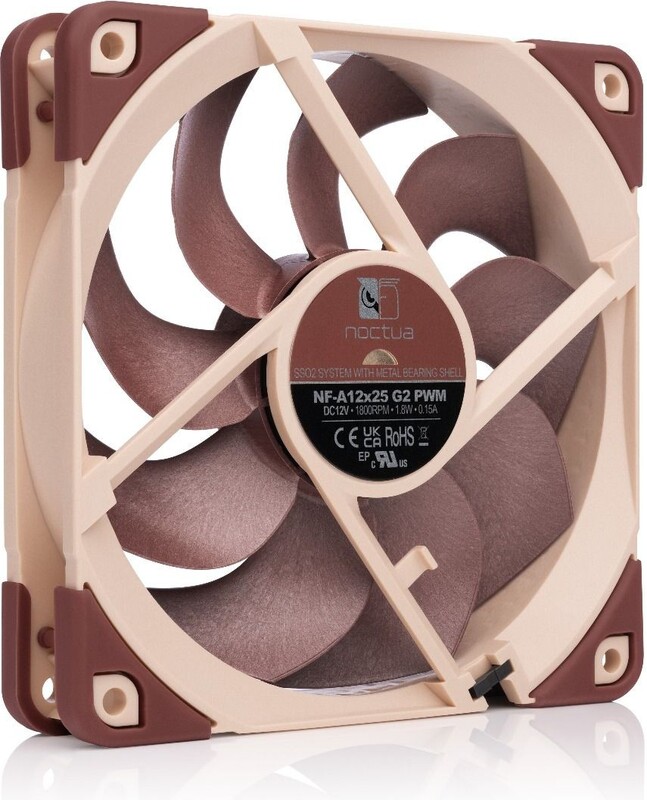 Noctua nf a12x25 g2 pwm case fan 2 orig - Noctua NF-A12x25 G2 PWM Premium Quiet 120mm Fan Case Fan