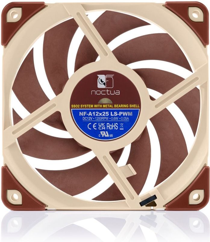 Noctua nf a12x25 ls pwm case fan 4 orig - Noctua NF-A12x25 LS-PWM Low-Speed Quiet 120mm Fan Case Fan