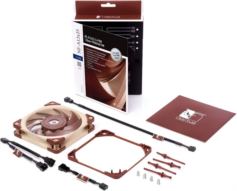 Noctua nf a12x25 ls pwm case fan 5 orig - Noctua NF-A12x25 LS-PWM Low-Speed Quiet 120mm Fan Case Fan