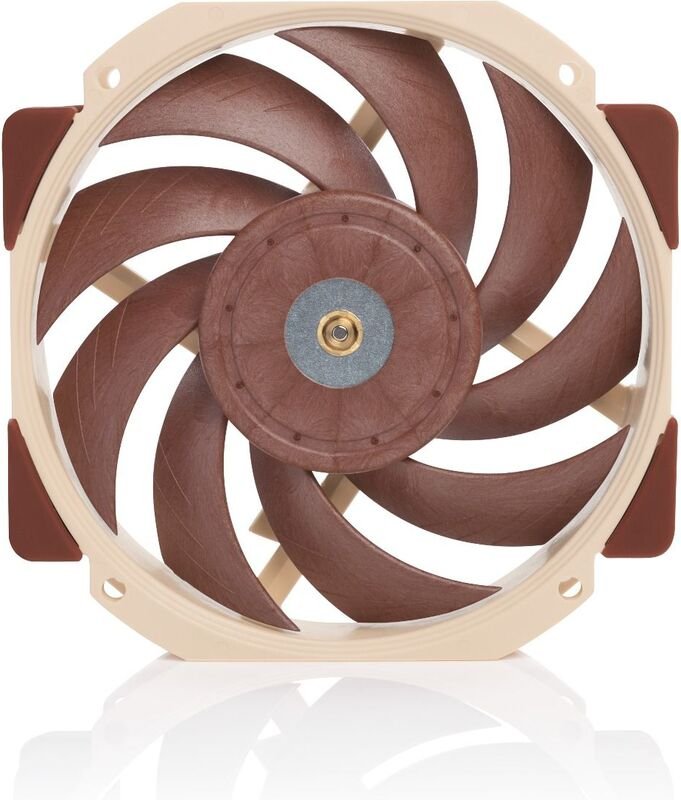 Noctua nf a12x25r pwm ventilatorhuis - Noctua NF-A12x25R PWM Premium Quiet Round 120mm Case Fan (Brown/Beige)