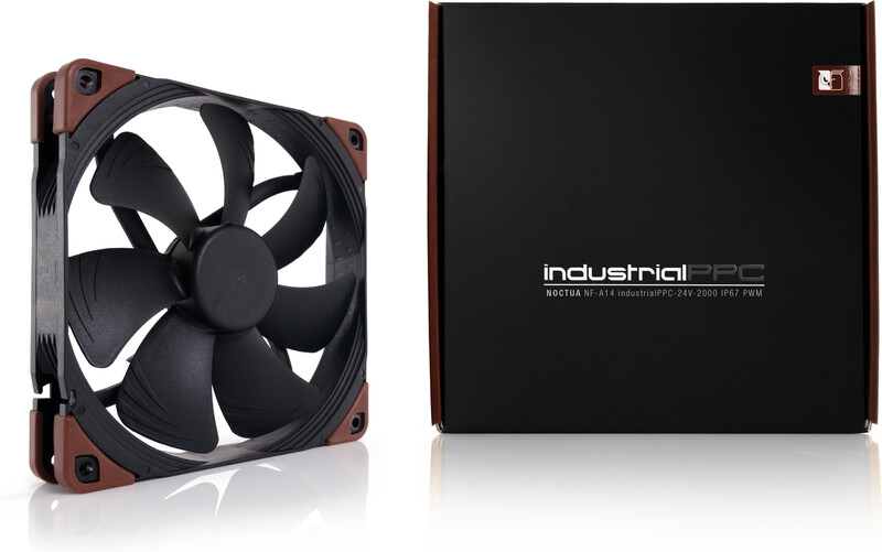 Noctua nf a14 industrialppc 2000 pwm 4 orig - Noctua NF-A14 industrialPPC-2000 PWM 140mm Case Fan (Black)