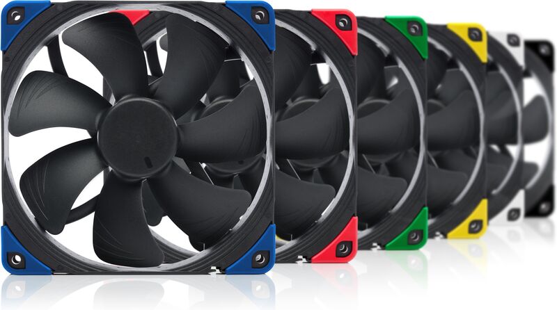 Noctua nf a14 pwm chromax black swap 776474 2 orig - Noctua NF-A14 PWM chromax.black.swap 140mm Case Fan (Black)