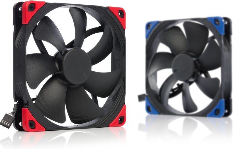 Noctua nf a14 pwm chromax black swap 776474 3 orig - Noctua NF-A14 PWM chromax.black.swap 140mm Case Fan (Black)