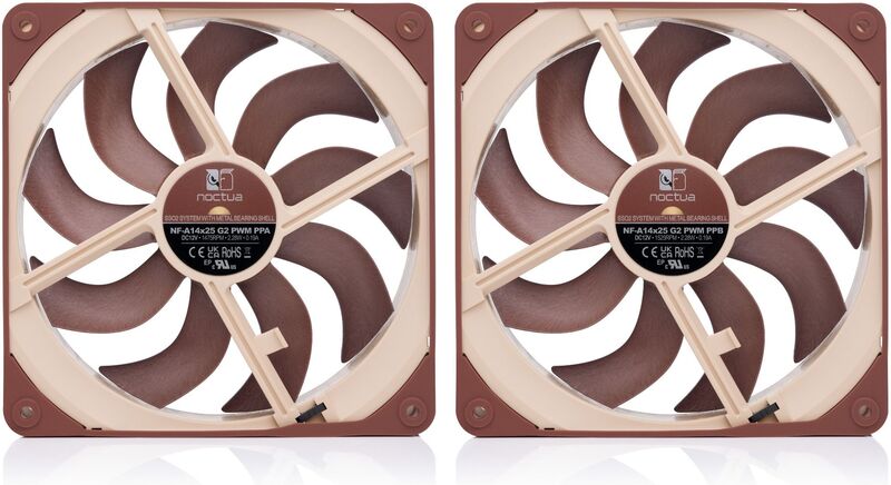 Noctua nf a14x25 g2 pwm sx2 pp 776476 2 orig - Noctua NF-A14x25 G2 PWM Sx2-PP 140mm Premium Fan Set Case Fan