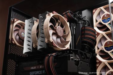 Noctua nf a14x25r g2 pwm sx2 pp 776849 5 orig - Noctua NF-A14x25r G2 PWM Sx2-PP Push-Pull Fan Set (140mm) Case Fan