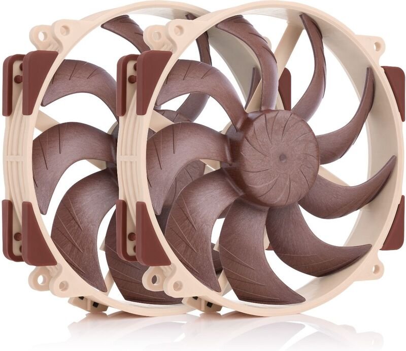 Noctua nf a14x25r g2 pwm sx2 pp 776849 - Noctua NF-A14x25r G2 PWM Sx2-PP Push-Pull Fan Set (140mm) Case Fan