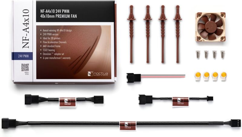 Noctua nf a4x10 24v pwm case fan 5 orig - Noctua NF-A4x10 24V PWM Premium Quiet Fan - 40mm Case Fan