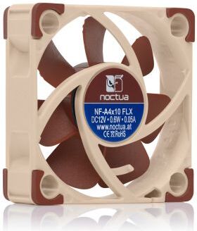 Noctua nf a4x10 flx case fan 4 orig - Noctua NF-A4x10 FLX Premium Quiet Case Fan - 40mm
