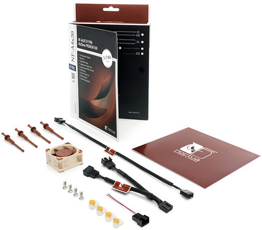 Noctua nf a4x20 5v 3 orig - Noctua NF-A4x20 5V Premium Quiet Fan 40mm Case Fan (Brown/Beige)