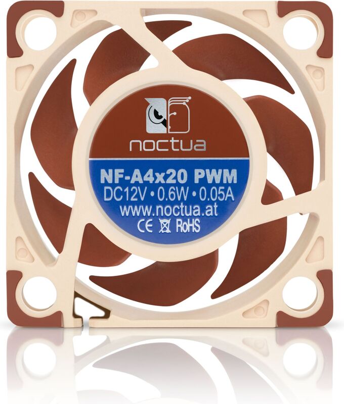 Noctua nf a4x20 pwm case fan 3 orig - Noctua NF-A4x20 PWM Premium Quiet Fan - 40mm Case Fan