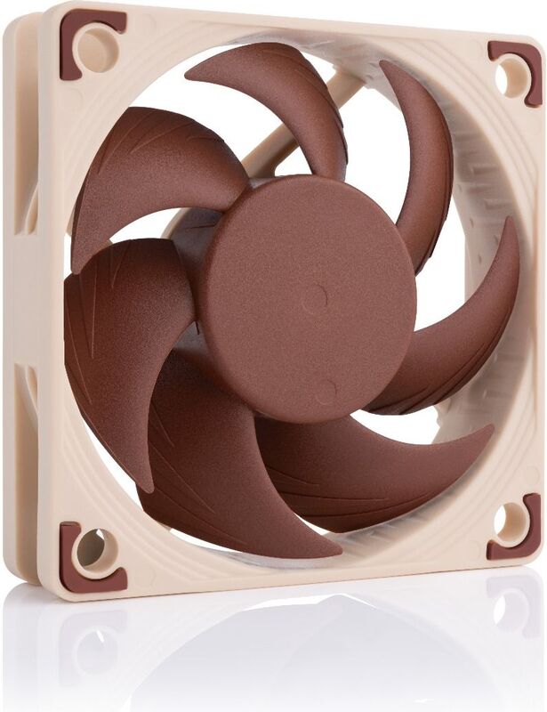 Noctua nf a6x15 pwm case fan 3 orig - Noctua NF-A6x15 PWM Premium Quiet Slim Fan 60mm Case Fan (Beige/Brown)