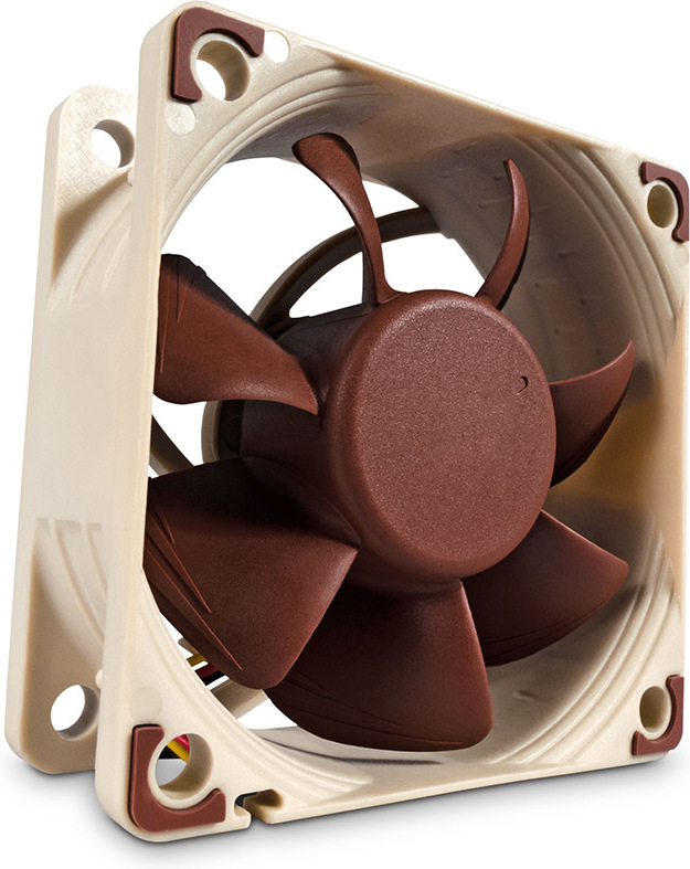 Noctua nf a6x25 pwm case fan 2 orig - Noctua NF-A6x25 PWM Premium Quiet Fan 60mm Case Fan (Brown/Beige)