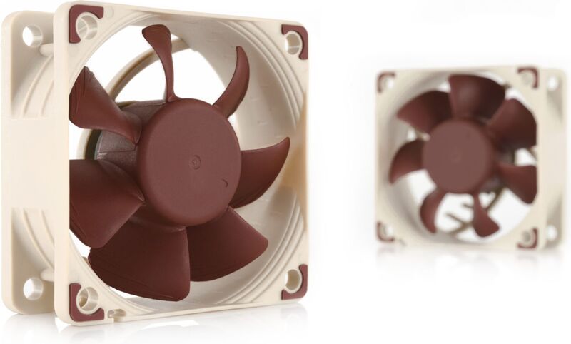 Noctua nf a6x25 pwm case fan 4 orig - Noctua NF-A6x25 PWM Premium Quiet Fan 60mm Case Fan (Brown/Beige)