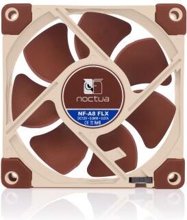 Noctua nf a8 flx computer behuizing v 2 orig - Noctua NF-A8 FLX Premium Quiet Fan 80mm Case Fan (Brown)