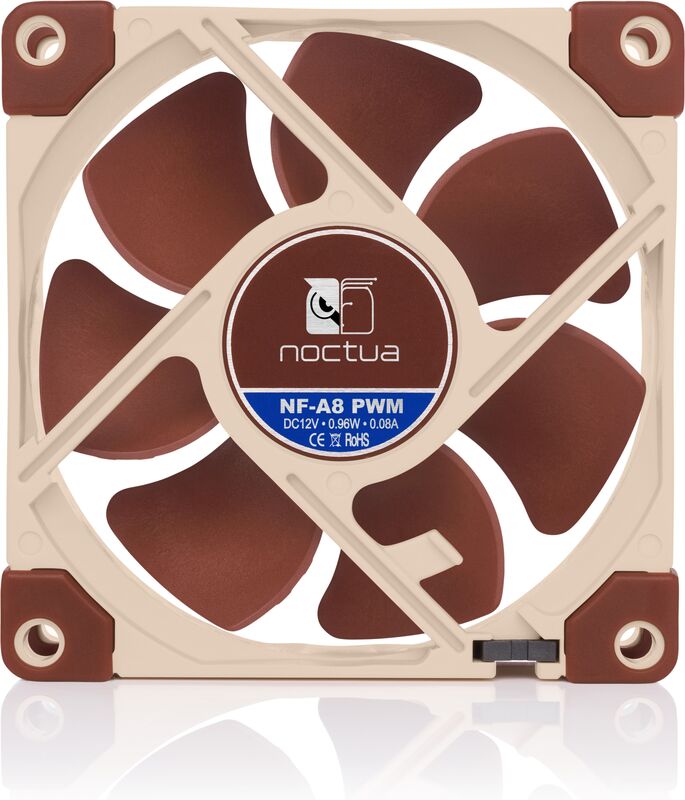 Noctua nf a8 pwm case fan 2 orig - Noctua NF-A8 PWM Premium Quiet Fan - 80mm Case Fan