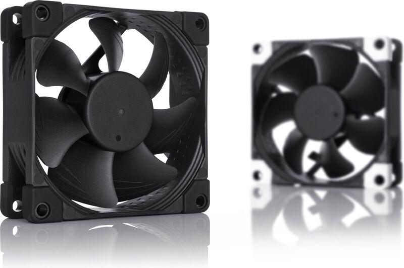 Noctua nf a8 pwm chromax black case 5 orig - Noctua NF-A8 PWM chromax.black.swap Premium Quiet Fan - 80mm