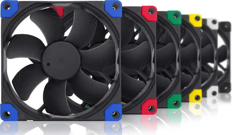 Noctua nf a9 pwm chromax black swap 4 orig - Noctua NF-A9 PWM chromax.black.swap Case Fan - 92mm
