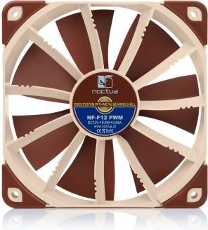 Noctua nf f12 pwm case fan 2 orig - Noctua NF-F12 PWM Focused Flow Premium 120mm Case Fan (Brown/Beige)