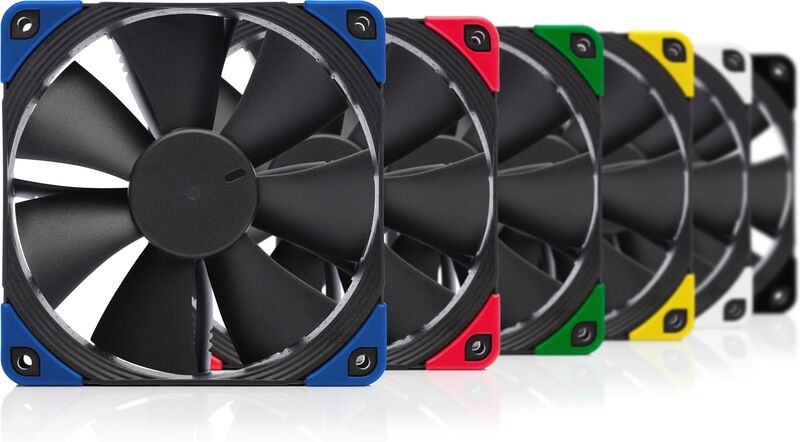 Noctua nf f12 pwm chromax black swap 776482 2 orig - Noctua NF-F12 PWM chromax.black.swap Premium 120mm Case Fan (Black)