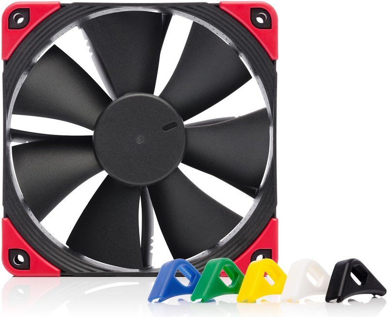 Noctua nf f12 pwm chromax black swap 776482 - Noctua NF-F12 PWM chromax.black.swap Premium 120mm Case Fan (Black)