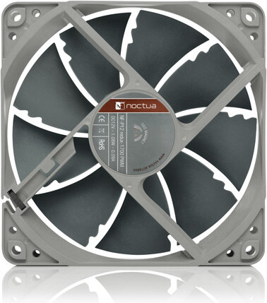 Noctua nf p12 redux 1700 pwm case 3 orig - Noctua NF-P12 redux-1700 PWM 120mm Case Fan (Grey)