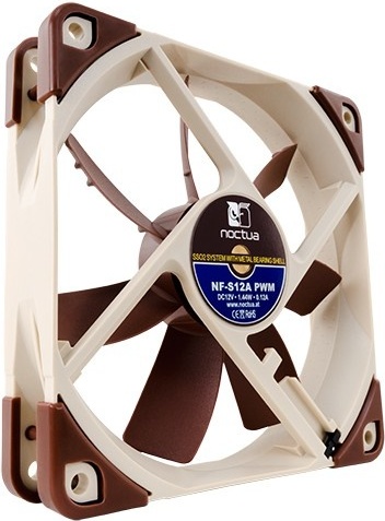 Noctua nf s12a pwm case fan 4 orig - Noctua NF-S12A PWM Premium Quiet Fan - 120mm Case Fan