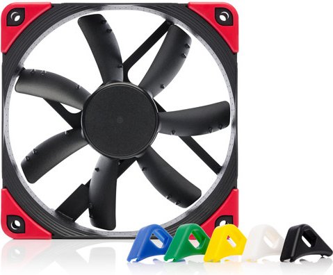 Noctua nf s12a pwm chromax black swap 776488 - Noctua NF-S12A PWM chromax.black.swap Case Fan - 120mm
