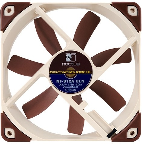 Noctua nf s12a uln hardwarekoeling co 2 orig - Noctua NF-S12A ULN 120mm Ultra Quiet Case Fan