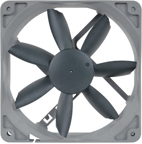 Noctua nf s12b redux 1200 pwm case 2 orig - Noctua NF-S12B redux-1200 PWM 120mm Case Fan (Grey)