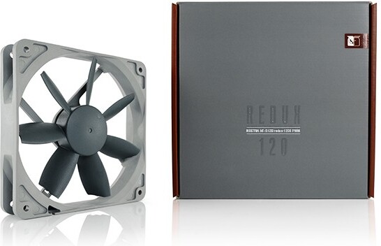 Noctua nf s12b redux 1200 pwm case 3 orig - Noctua NF-S12B redux-1200 PWM 120mm Case Fan (Grey)