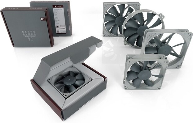 Noctua nf s12b redux 1200 pwm case 5 orig - Noctua NF-S12B redux-1200 PWM 120mm Case Fan (Grey)
