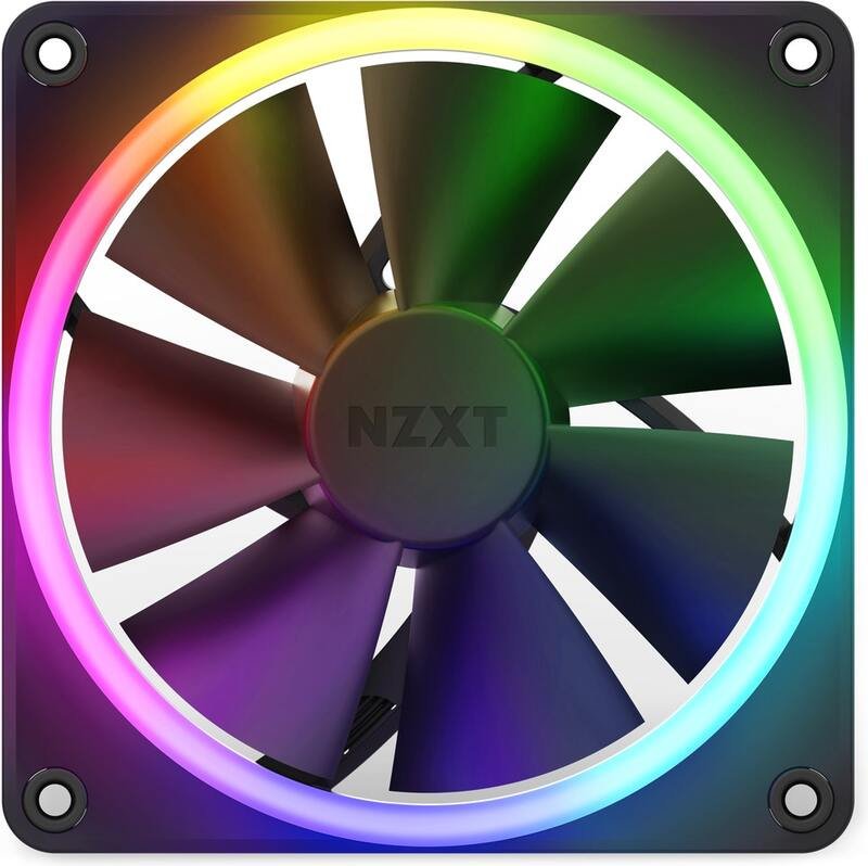 Nzxt f120 case fan 776417 - NZXT F120 RGB Case Fan - 120mm - Black