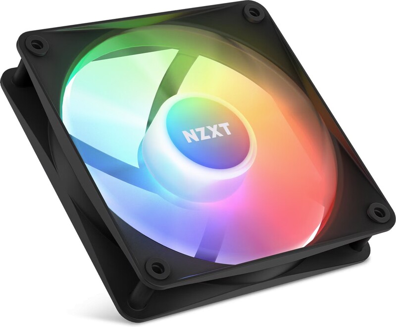 Nzxt f120 core case fan 776414 2 orig - NZXT F120 RGB Core - 120mm Case Fan - Black