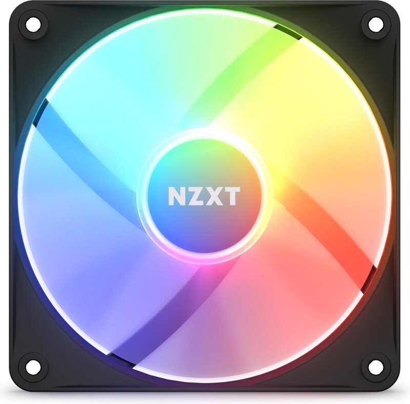 Nzxt f120 core case fan 776414 - NZXT F120 RGB Core - 120mm Case Fan - Black