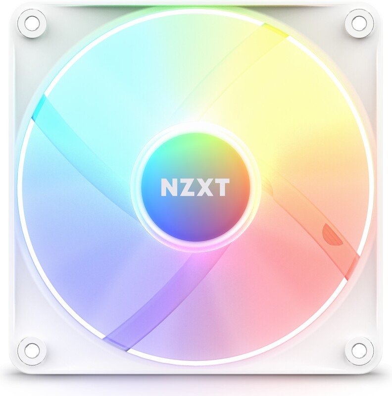 Nzxt f120 core case fan 776869 - NZXT F120 RGB Core 120mm PWM Case Fan - White