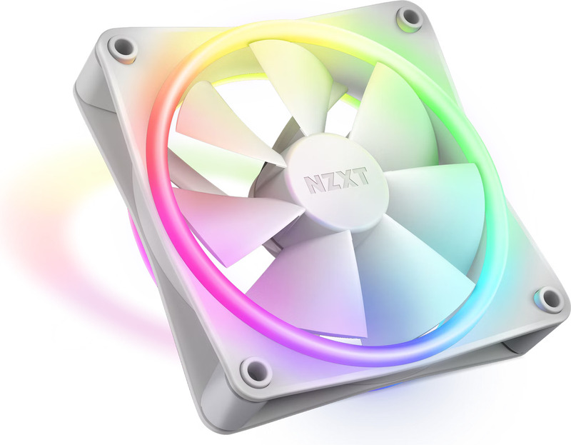 Nzxt f120 duo case fan 776496 2 orig - NZXT F120 RGB Duo Case Fan - White (120mm)