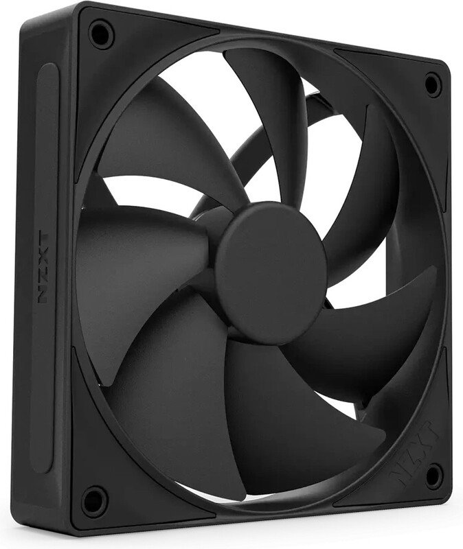 Nzxt f120p case fan - NZXT F120P Static Pressure PWM Black 120mm Case Fan (Black)
