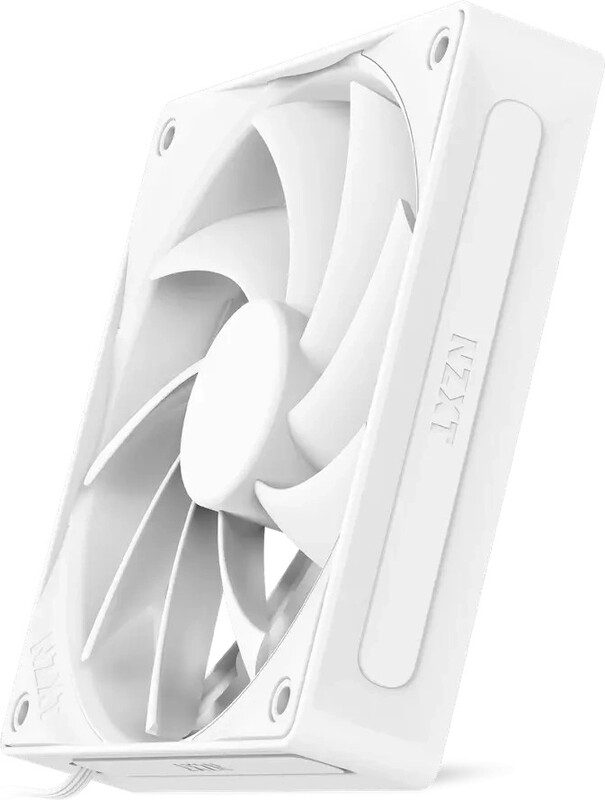 Nzxt f120q case fan 776872 3 orig - NZXT F120Q Quiet Airflow Fan White 120mm Case Fan (White)