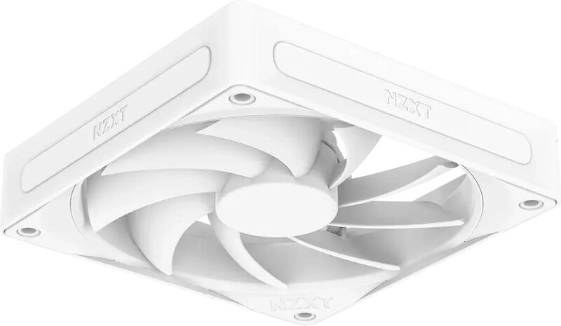 Nzxt f120q case fan 776872 4 orig - NZXT F120Q Quiet Airflow Fan White 120mm Case Fan (White)