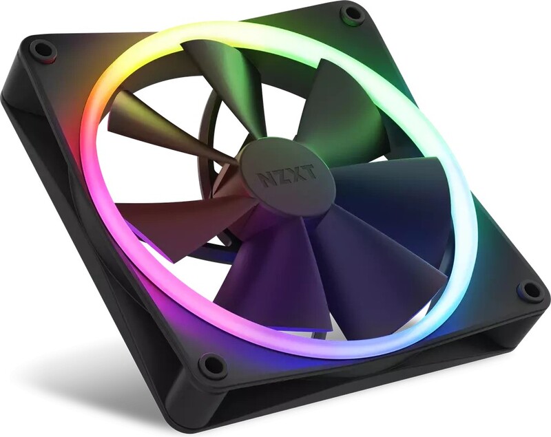 Nzxt f140 case fan 3 orig - NZXT F140 RGB Twin Pack PWM Case Fans with RGB 140mm Case Fan (Black)