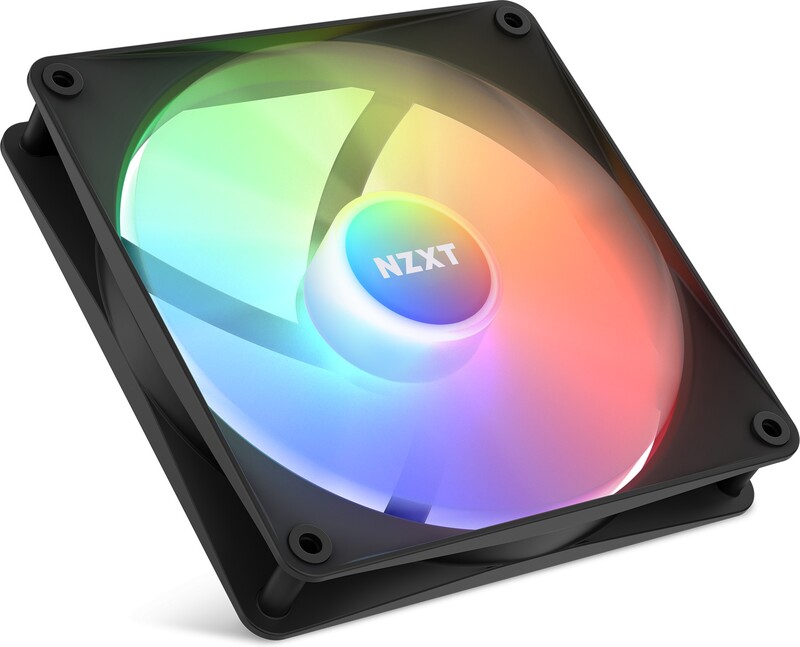 Nzxt f140 core case fan 776536 2 orig - NZXT F140 RGB Core 140mm Case Fan - Black