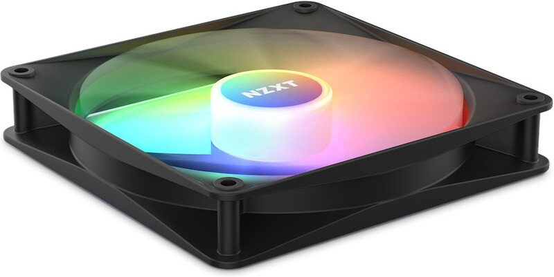 Nzxt f140 core case fan 776536 4 orig - NZXT F140 RGB Core 140mm Case Fan - Black