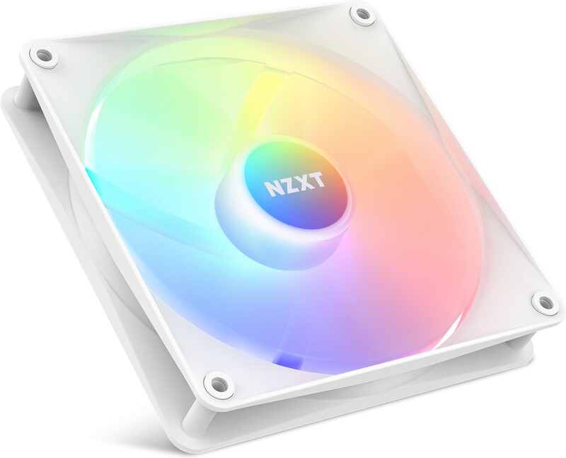 Nzxt f140 core white ventilator 1 s 2 orig - NZXT F140 RGB Core 140mm Case Fan - White