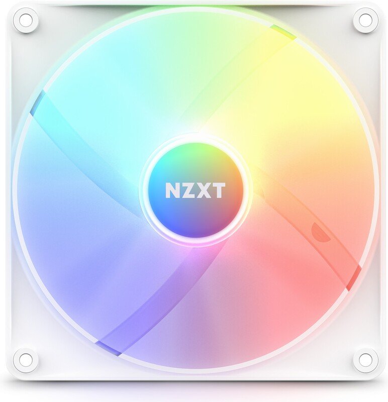 Nzxt f140 core white ventilator 1 s - NZXT F140 RGB Core 140mm Case Fan - White