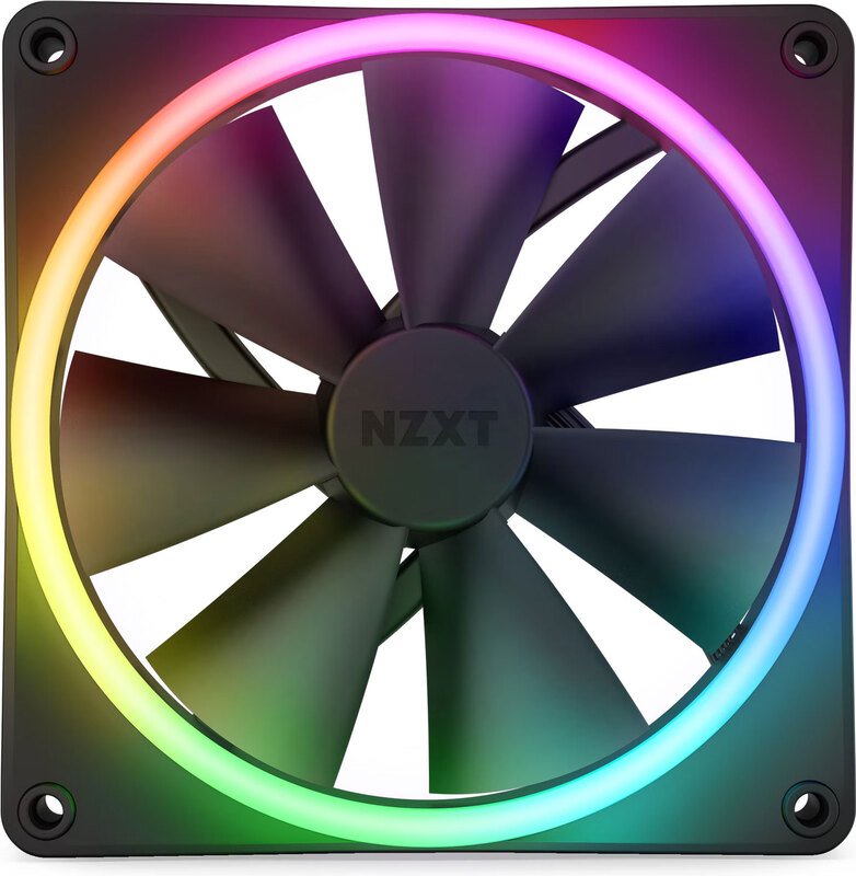 Nzxt f140 duo case fan - NZXT F140 RGB Duo 140mm Dual-Sided RGB Fan - Black Case Fan