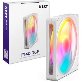 Nzxt f140 fan 2026 white 2 orig - NZXT F140 RGB Core 140mm Case Fan (White)