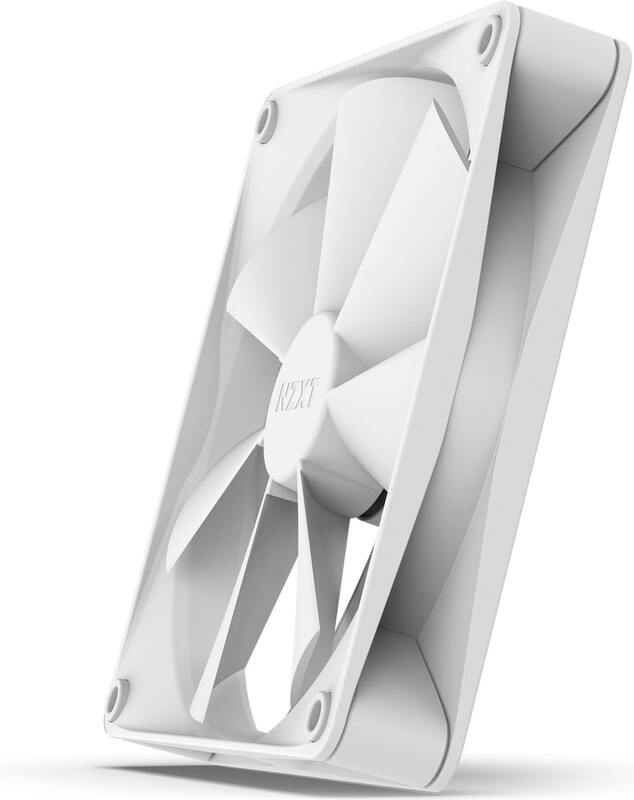 Nzxt f140p static pressure ventilat 6 orig - NZXT F140P Static Pressure PWM White 140mm Case Fan (White)