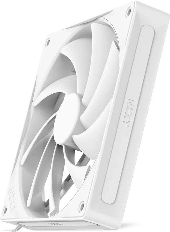 Nzxt f140q case fan 776498 3 orig - NZXT F140Q Quiet Airflow PWM White 140mm Case Fan (White)